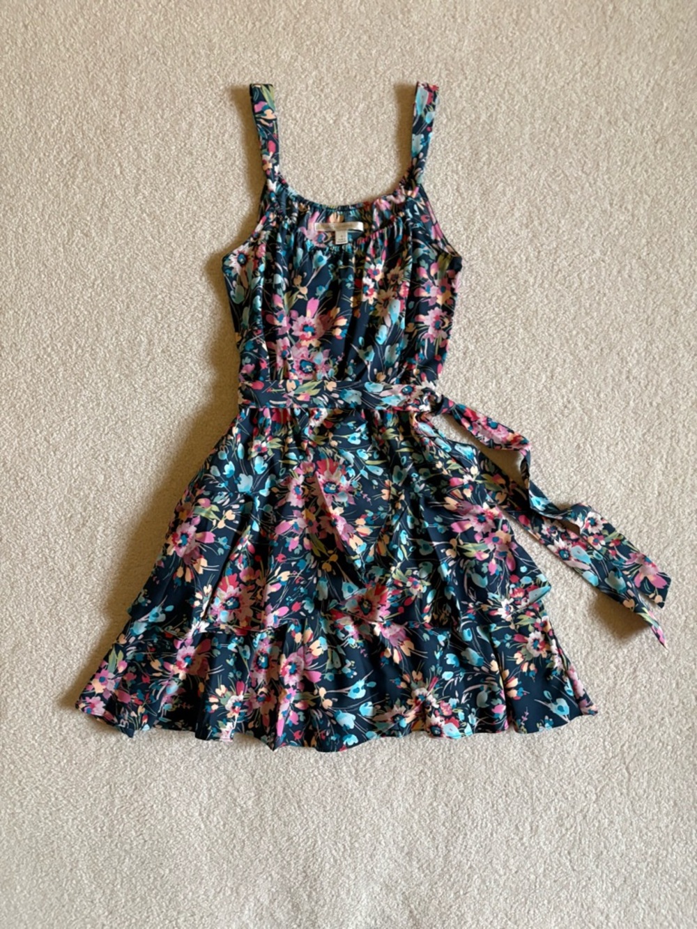 LC Lauren Conrad Multicolor Floral Dress Size 4 NWOT